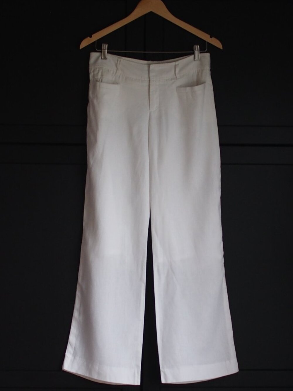 Mexx White Wide-Leg Trousers - Size 6 but more like a 2/4